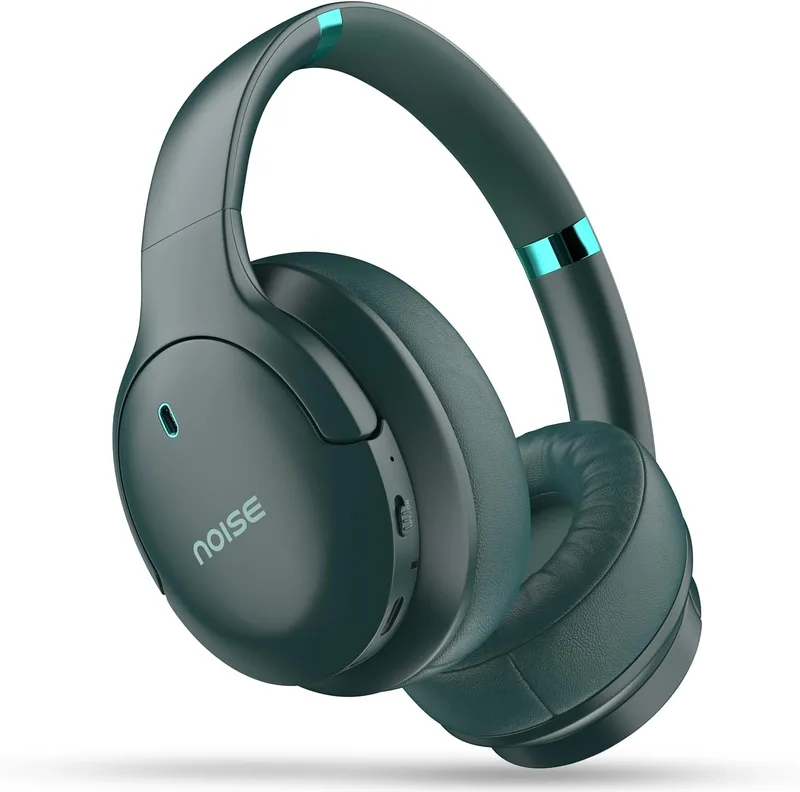 Noise Airwave Max 4 Wireless Over Ear Headphones with 70H Playtime, ENC, 40mm Driver, Low Latency(up to 40ms), Dual Pairing, BT v5.4 (Tropical Teal)