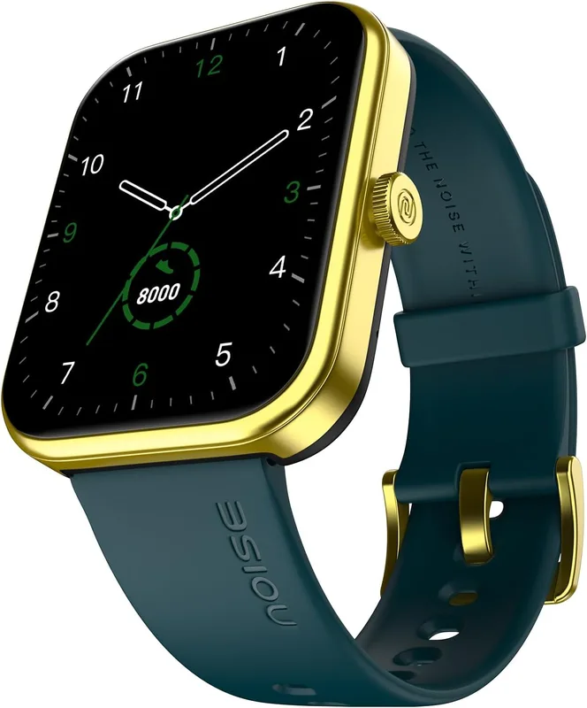 Noise Pulse 2 Max 1.85" Display, Bluetooth Calling Smart Watch, 10 Days Battery, IP68 Waterproof Model Number NSW-203,100 Sports Modes, Smartwatch for Men and Women (Jade Green)