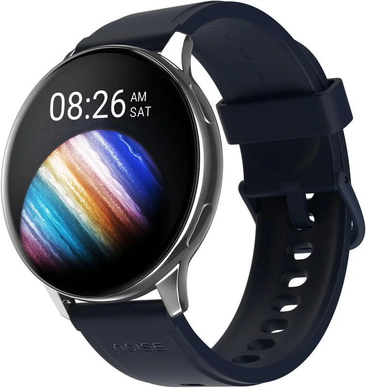 Noise Newly Launched Vortex Plus 1.46” AMOLED Display, AoD, BT Calling, Sleek Metal Finish, 7 Days Battery Life, All New OS with 100+ Watch Faces & Health Suite (Space Blue)