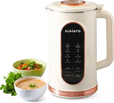 FUMATO Soup Maker | Automatic Nut Milk Maker 1.5 L Vegan Milk Machine Auto Shutoff Soup Maker