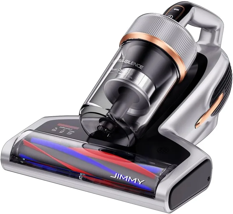 Jimmy BX7 Pro World No 1 Next Gen Mattress Vacuum Cleaner 700 W, Hepa Filter with 16Kpa Suction Power, Anti-Mite Bed, Sofa, Pillow Vacuum Cleaner, UV Light Sterilization(Grey Black)