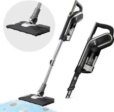 Inalsa Dustmaster 800W Powerful Motor 250ml Water Tank 800ml Dust Tank Wet & Dry Vacuum Cleaner with 2 in 1 Mopping and Vacuum