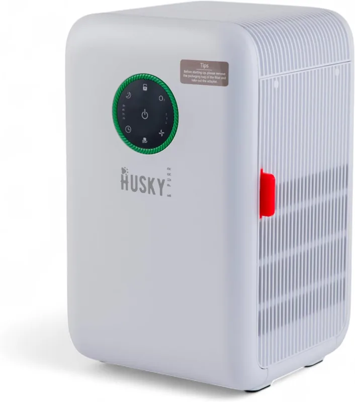 Pet Air Purifier for Pet Hair | Pet Odour Eliminator | Cylindrical Air Filter | Clean Air Delivery Rate 65 m³/h | Timer Function, Sleep Mode | Dog & Cat Hair Remover (Non Wi-Fi)