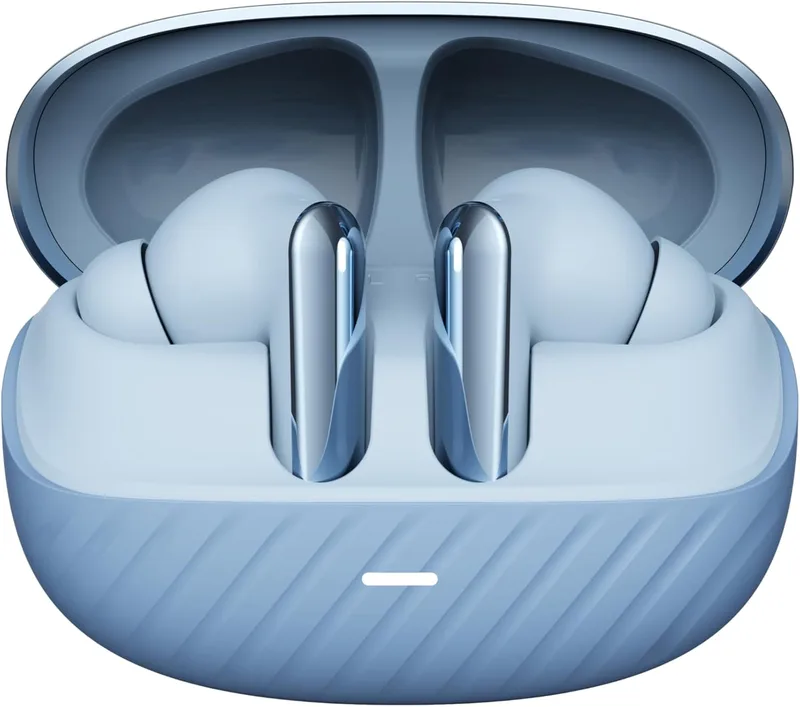 HP H250 Wireless Earbuds; Upto 80 Hours Playtime; Fast Charge; Water Resistant; Compatible with Tablets, Smartphones, PCs, and Other Devices with Bluetooth, 1 Year Warranty, Blue (AB3D9AA)