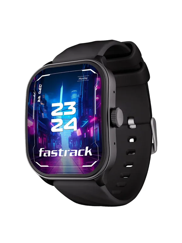 Fastrack FS1 Pro with 1.96" Super Amoled Display with BT Calling Smartwatch