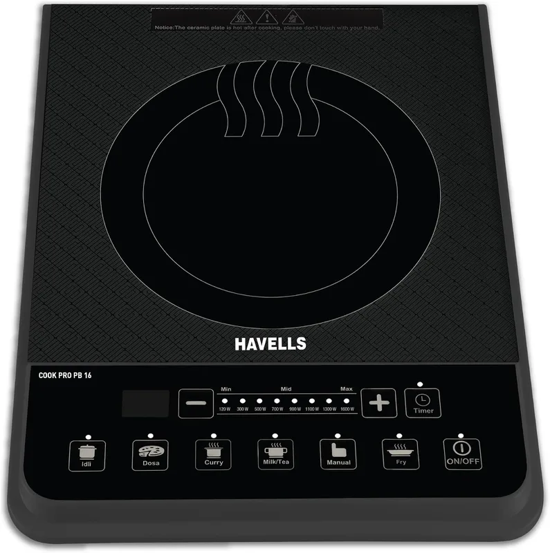 Havells Cook Pro PB 16 Induction Cooktop| Black