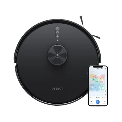 ECOVACS Y1 PRO Robotic Floor Cleaner with 2 in 1 Mopping and Vacuum (WiFi Connectivity, Google Assistant and Alexa)