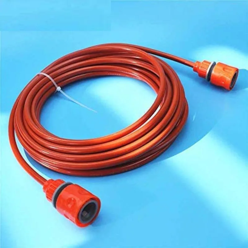 FIELDSTAR 7M Orange Pu Car Washing Garden Watering Hose Pipe With Quick Connector High Pressure Car Washer Pipeline Conduit 5 * 8Mm