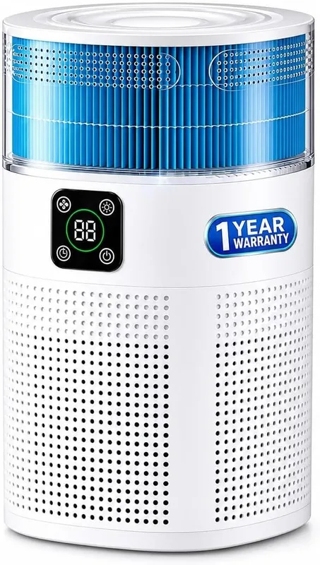 Docoss 2 in 1 Air Purifier & Humidifier for Home & Office with Digital Display, H13 Truehepa Filter Air Purifier for Bedroom & Removes 99.99% Pollutants, Allergens, Pet Danger & Dust