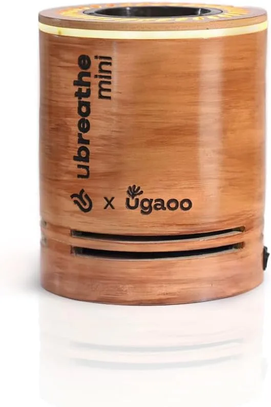 Ugaoo Classic Air Purifier for Home & Office | 9 Watts | 2-Stage Filtration | Permanent CocoFilter | Covers 80 Sq.Ft. |Removes Bio-pollutants & 99.99% of Dust Pollutants | Lightweight & Portable