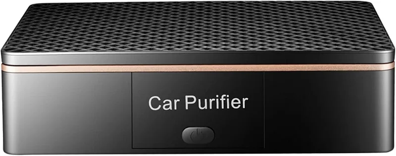 Meri Shop Car Air Purifier Air Freshener Deodorizer Ionizer for Home Office Black