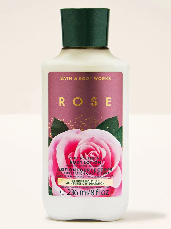 Bath & Body Works Rose Body Lotion with Shea Butter - 236 ml