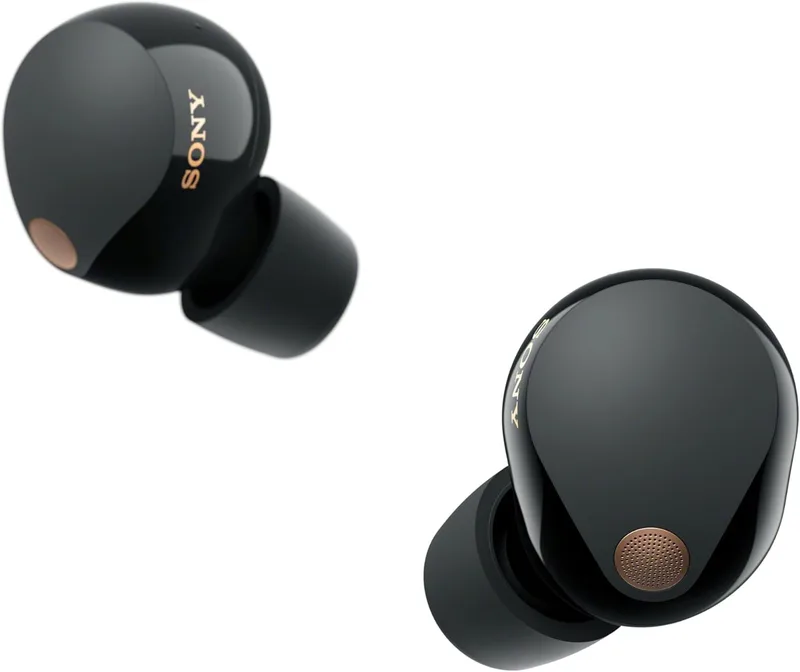 Sony WF-1000XM5 Best Active Noise Cancelling Wireless Bluetooth Earbuds with Mic, TWS, Up to 24 Hours Battery Life - Black