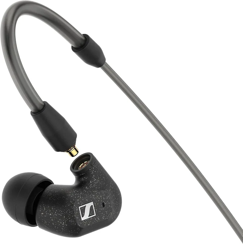 Sennheiser IE 300 Hi-Res Audiophile in Ear Wired Headphones,German Design,7Mm XWB Driver,Detachable MMCX Cable,Rich Bass,Perfect Or Gaming,Noise-Isolating Fit,Silicone & Foam Tips,2Y Warranty,Black
