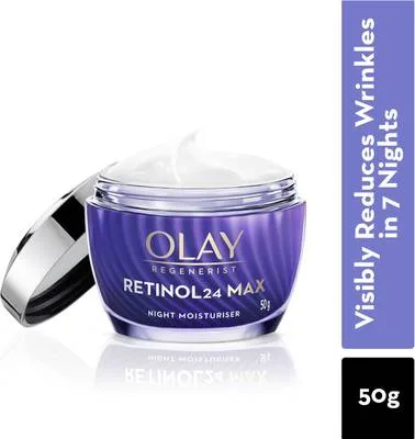 OLAY Retinol24 Max Night Cream, Visibly Reduces Fine Lines in 7 Nights All Skin Types