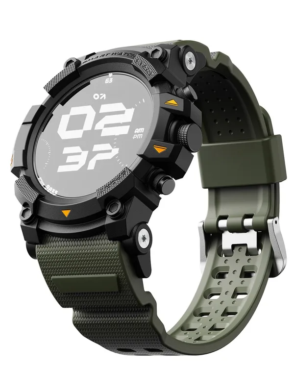 GOBOULT Thrux 1.39''HD Screen, GPS Tracker, Working Crown, BT Calling Smartwatch