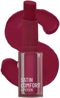 SWISS BEAUTY Satin Comfort Lipstick | Ultra Hydrating | Highly Pigmented | Satin Matte Finish