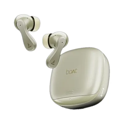 boAt Airdopes 313, Glide Shell, ENx Tech, 75H Battery, Stream Ad Free Music via App Bluetooth