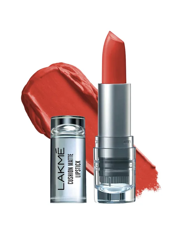 Lakme Forever Matte Long Lasting Lipstick With French Rose Oil Ext 4.5g - Brown Chili