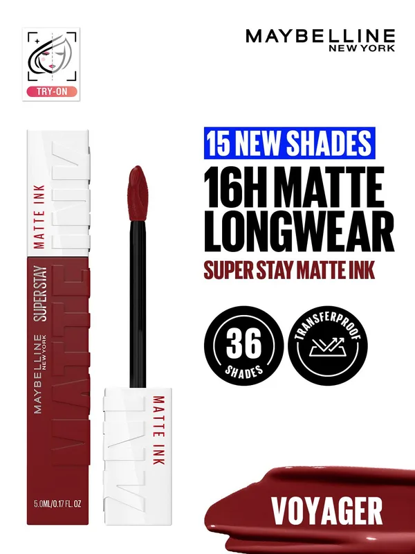 Maybelline New York Super Stay Matte Ink Liquid Lipstick 5 ml - Voyager 50