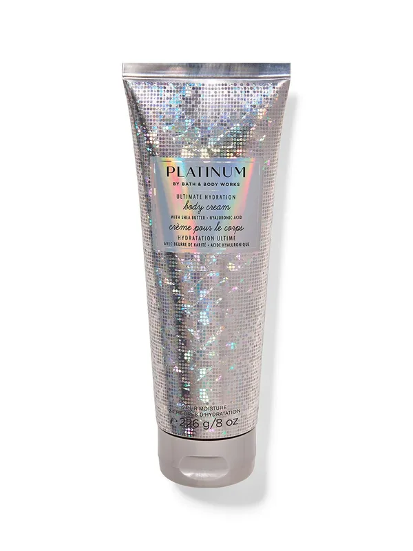 Bath & Body Works Platinum Ultimate Hydration Body Cream with Shea Butter - 226 g