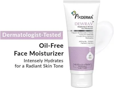 Fixderma Dewrav Brightening Oil-Free Face Moisturizer with Panthenol & ACB Fruit Mix