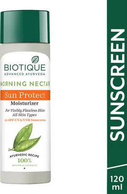 BIOTIQUE Morning Nectar Visibly Flawless Sun Protector 30+SPF UVA/UVB Sunscreen