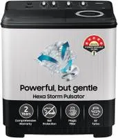 Samsung 10.5 kg Semi Automatic Top Load Washing Machine Black