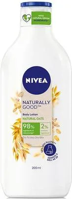NIVEA Naturally Good Natural Oats Dry Skin Body Lotion Each 200ml Pack of1