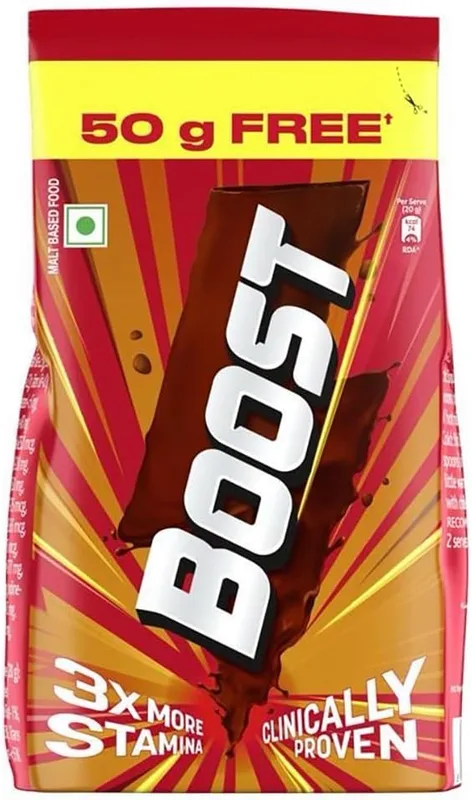 Boost Chocolate Nutrition Drink 800 g Refill Pack|| For 3X stamina - Builds bone & muscle strength