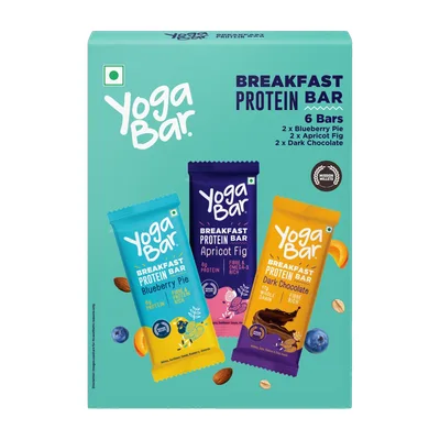 Yogabar Breakfast Protein Bars Variety Flavors Protein Bars