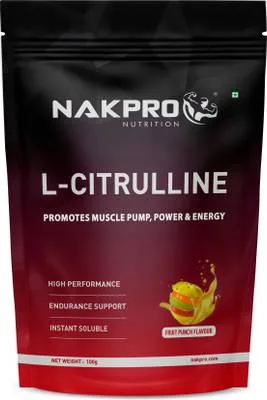 Nakpro L-Citrulline Powder, Boosts Nitric oxide & Muscle growth EAA (Essential Amino Acids)