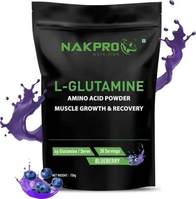 Nakpro L-Glutamine Supplement Powder - 30 Servings Glutamine
