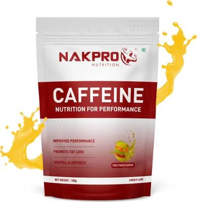Nakpro Caffeine Pre-Workout Energy Supplement Powder - 50 Servings Pre Workout