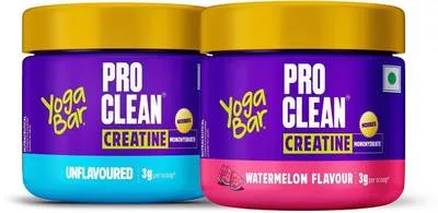 Yogabar Creatine Combo Monohydrate Pure- Packed for Strength & Performance 3g per Scoop Creatine