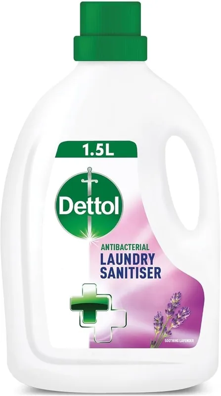 Dettol Anti Bacterial Fresh Lavender Liquid Laundry Sanitiser Cleanser - 1.5 L