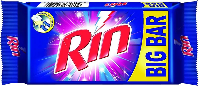 RIN Detergent Bar - 250 g (Pack of 4)
