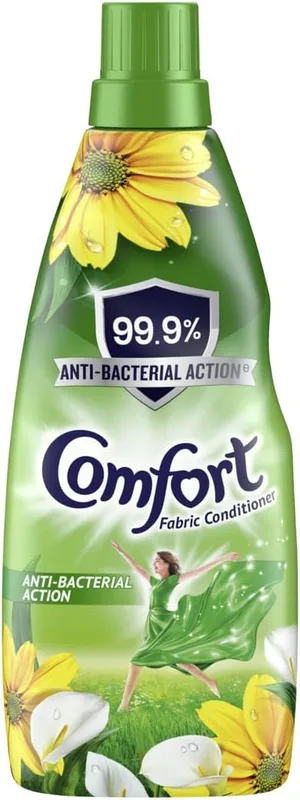 Comfort Anti Bacterial Fabric Conditioner 860 ml Bottle|| After Wash Liquid Fabric Softener - For Softness|| Shine & Long Lasting Freshness
