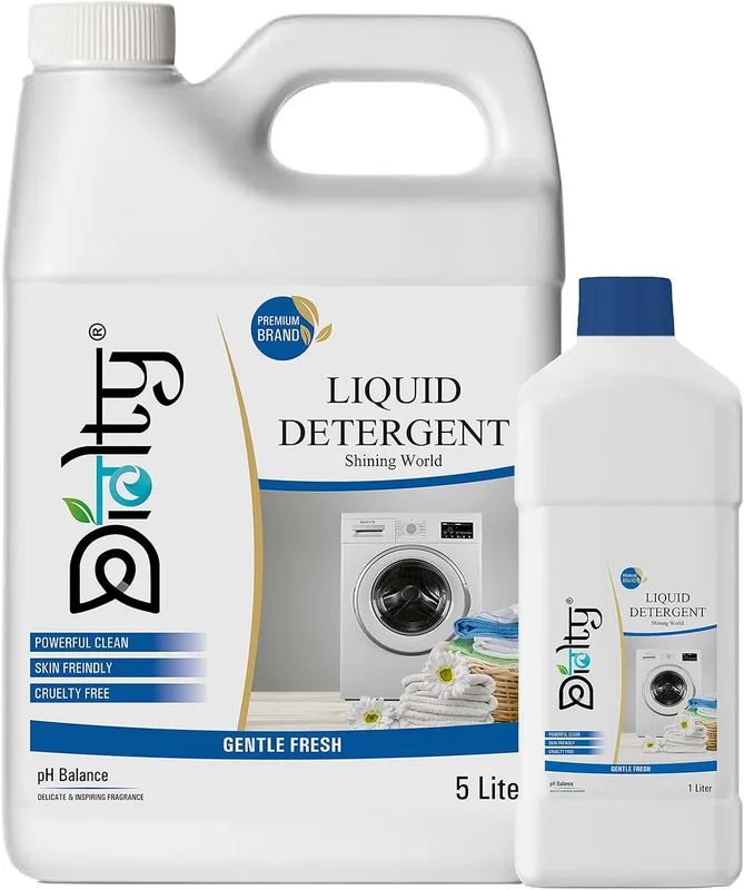 Diolty 6L Liquid Laundry Detergent Fresh Fragrance | Concentrated Bio-Enzyme Stain Remover | HE Front Load Top Load Safe | ColorSafe Fabric Protector | 120+ Washes Family Value Pack