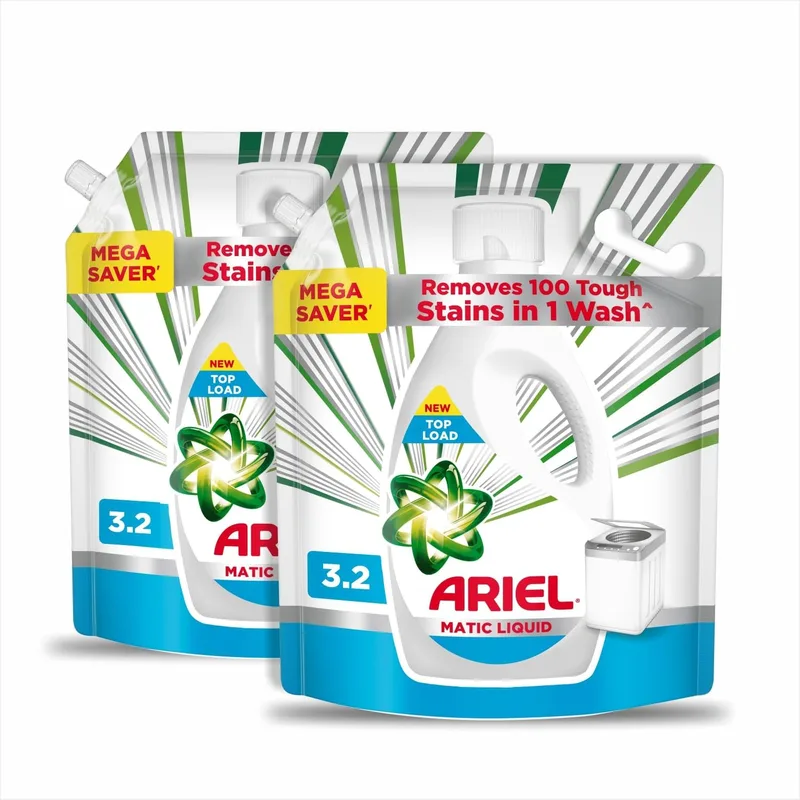 Ariel Top Load Matic Liquid Detergent 3.2 Ltr (Pack of 2)
