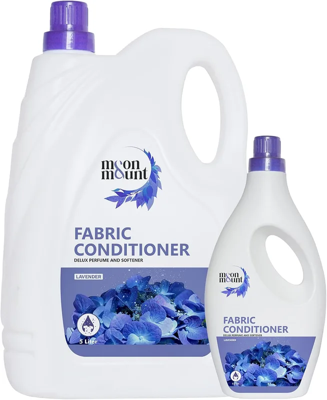Moon & Mount Lavender Fabric Conditioner 6L – Softens Clothes, Long-Lasting Freshness, Hand & Machine Wash