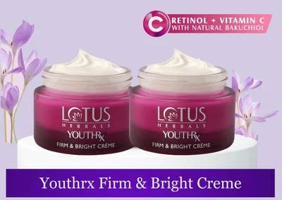 LOTUS HERBALS YouthRx Firm & Bright Day Creme ( Pack of 2 ) ( 50gm * 2pc )