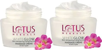 LOTUS HERBALS Whiteglow Skin Whitening and Brightening Massage Cream