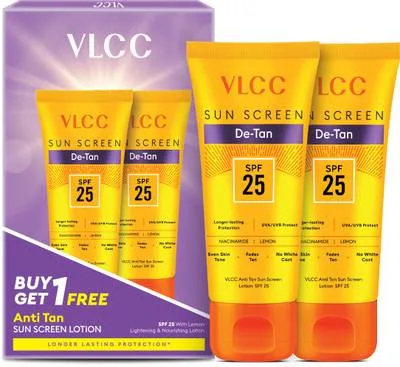 VLCC Sunscreen - SPF 25 PA++ De-Tan Sun Screen Lotion
