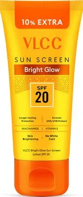VLCC Sunscreen - SPF 20 PA++ Fair+ Glow Sunscreen Lotion SPF 20 PA ++