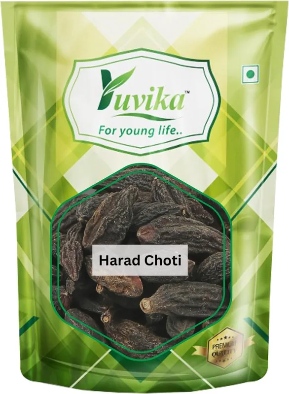 YUVIKA Harad Choti - Kali Harad - Black Himej - Terminalia Chebula - Myrobalan 200 Grams