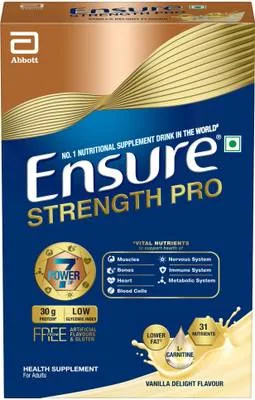ENSURE Strength Pro High Protein Drink for Adults 30g Protein, L-Carnitine, Low GI