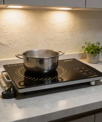 HAVELLS 2200 W Infrared Cooktop Touch Panel, Jog Dial