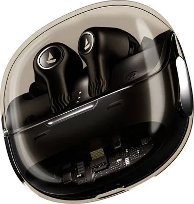 boAt Nirvana Crystl, (2025 Launch), Transparent Case,360 Spatial Audio, 4Mics ENx Bluetooth