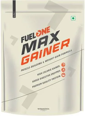 FUELONE Max Gainer, High-Calorie Mass Gainer with Added Digestive Enzymes Weight Gainers/Mass Gainers